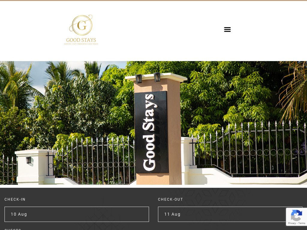 Good Stays Inn website screenshot